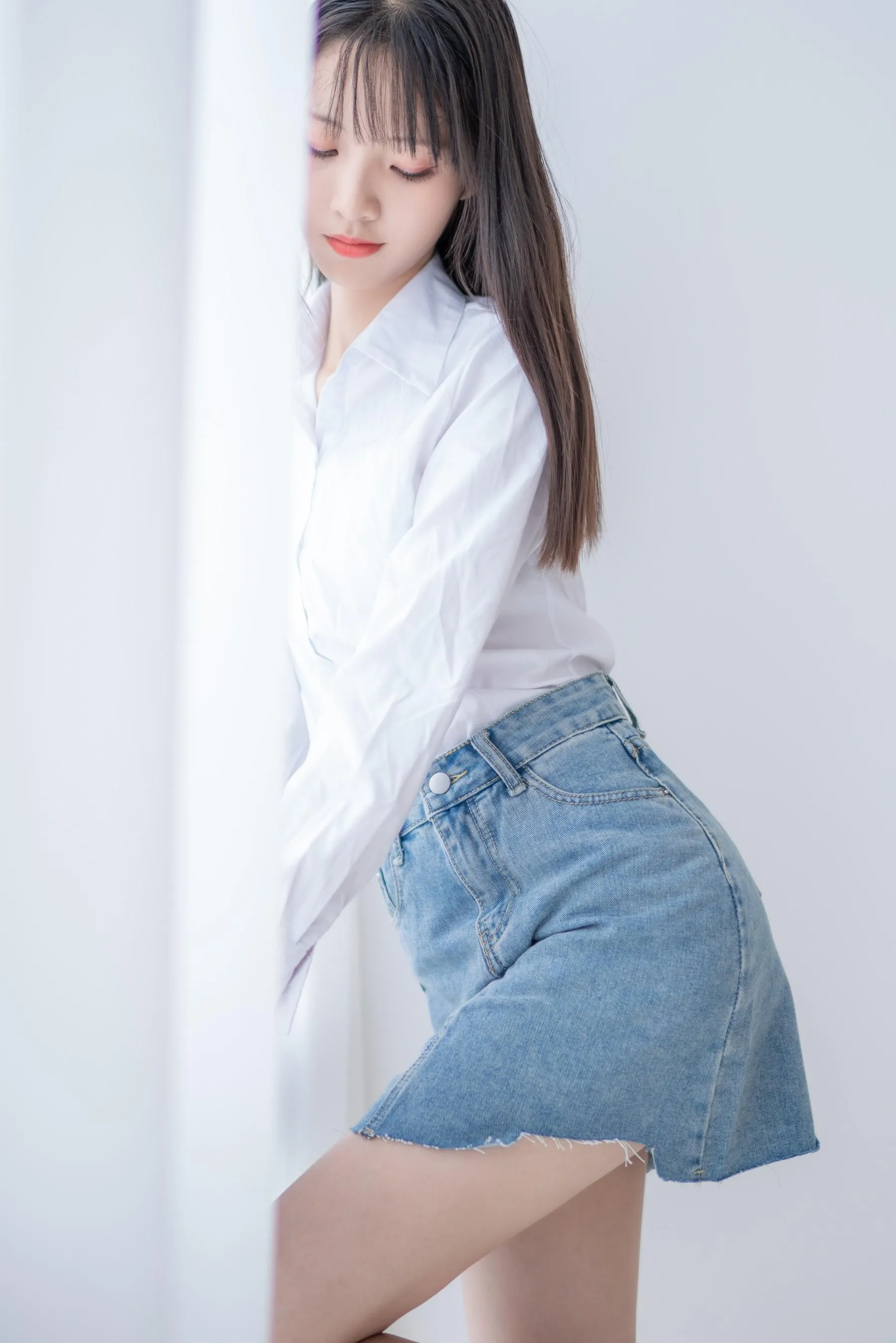 西瓜少女 NO.023 衬衫牛仔裙 [62P]插图